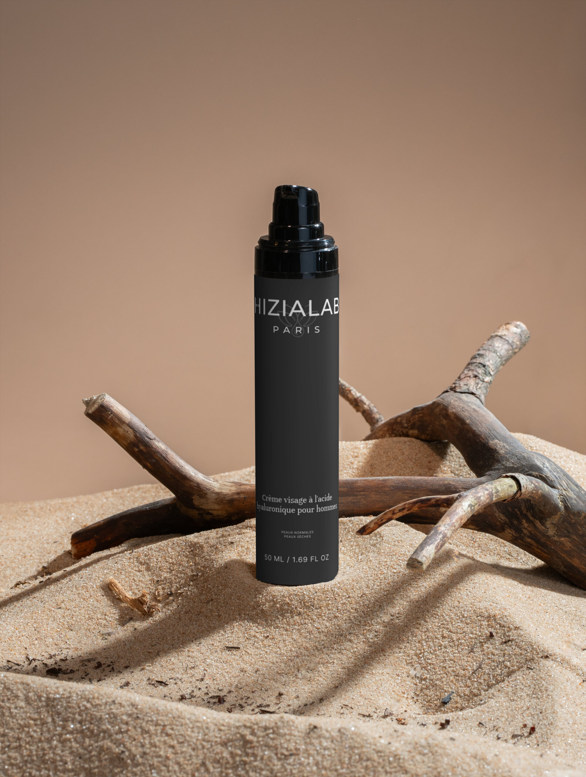 crème visage à l'acide hyaluronique pour hommes
