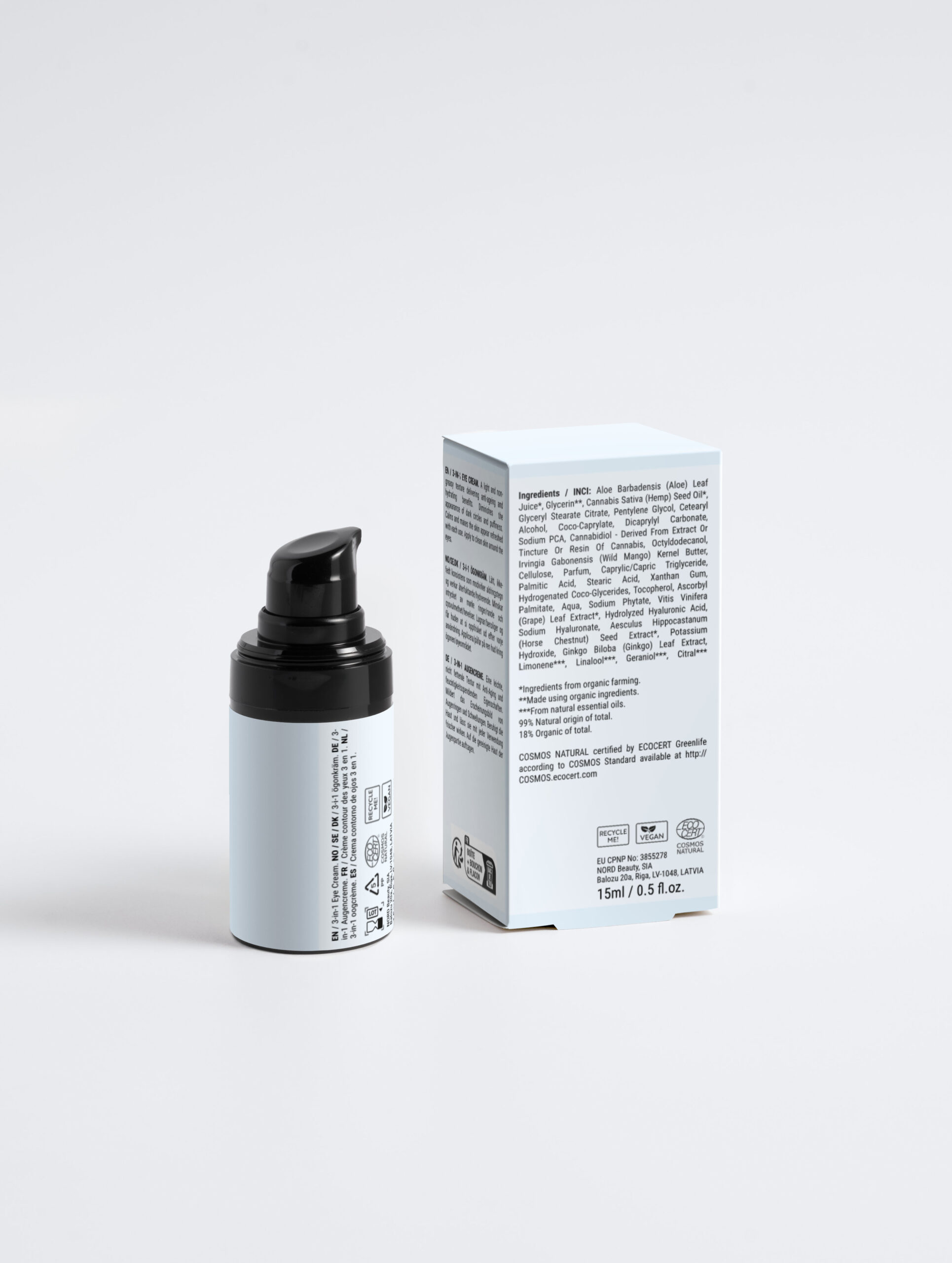 crème contour des yeux 3 en 1