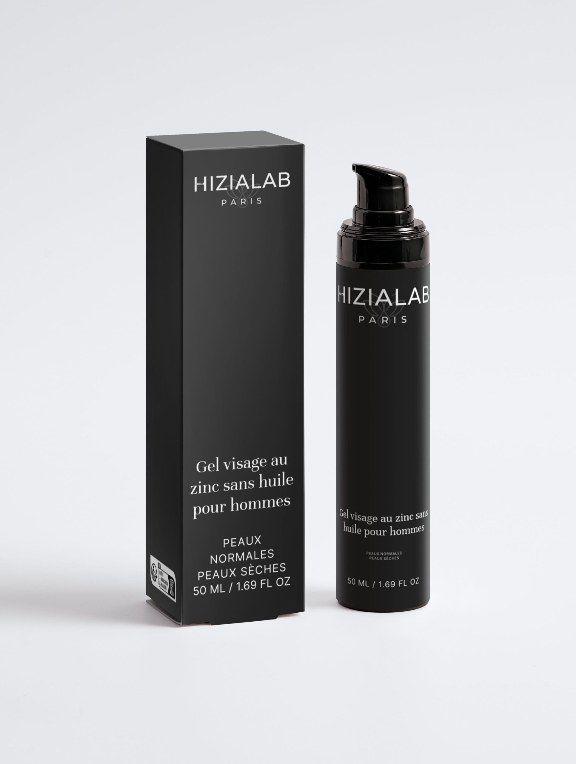 gel visage au zinc sans huile pour hommes