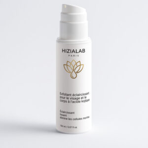 exfoliant éclaircissant pour le visage et le corps à l'acide kojique