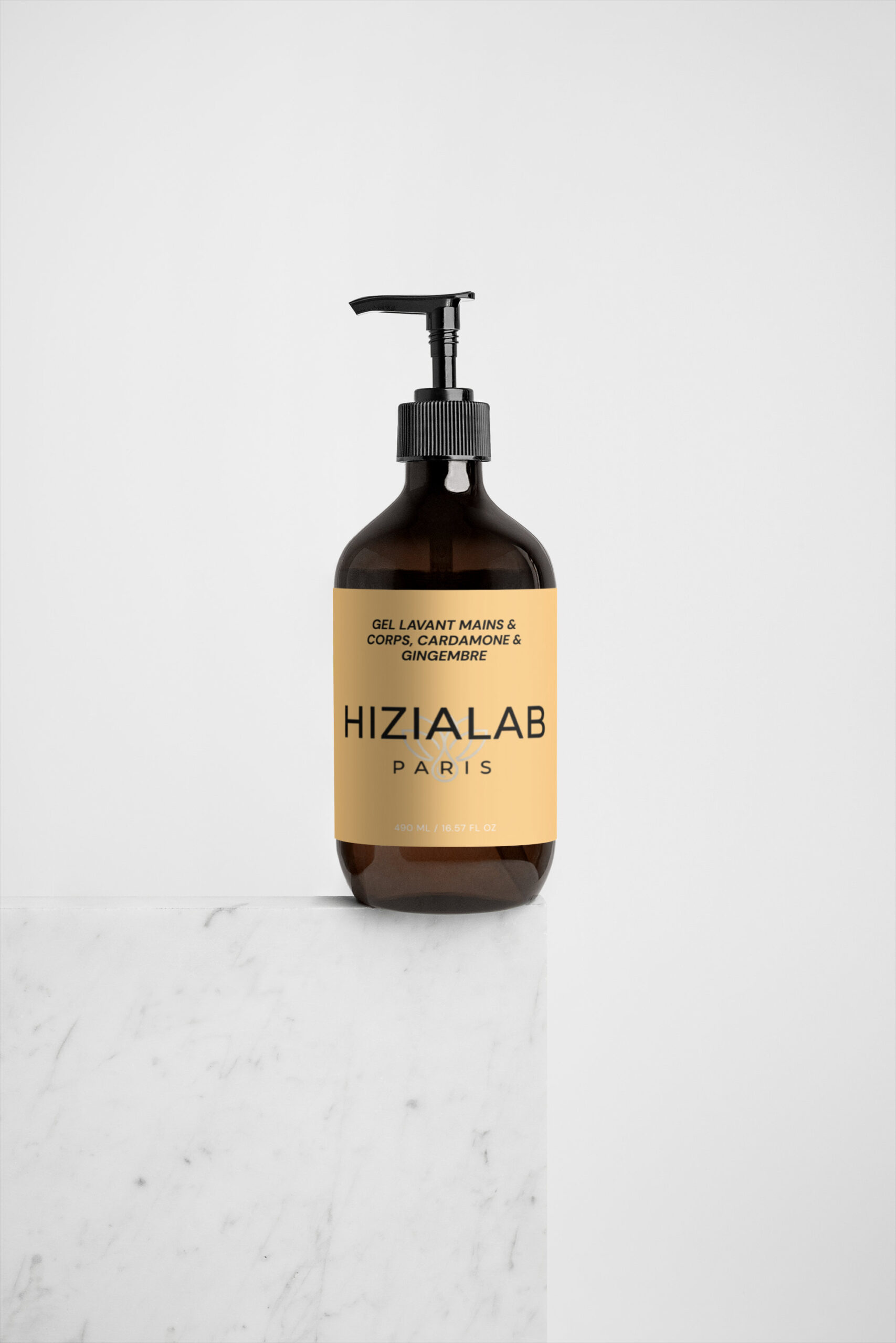 Gel lavant mains & corps, CARDAMONE & GINGEMBRE – Image 3