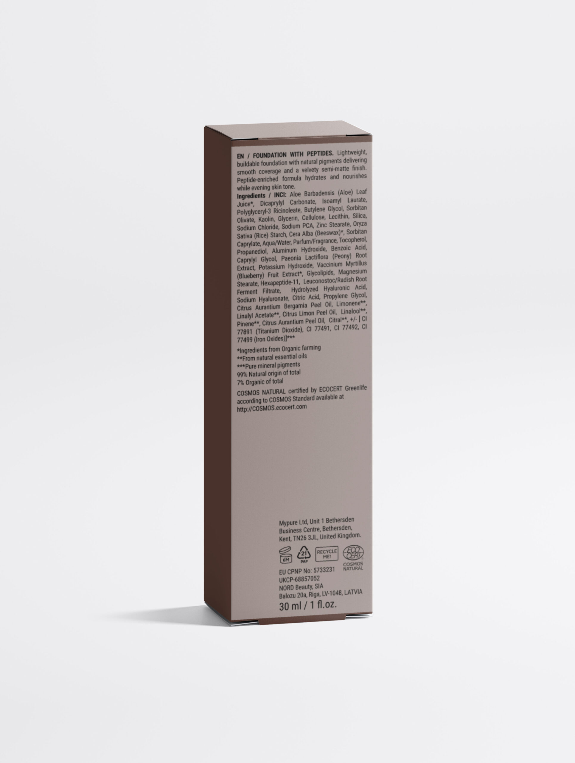 Fond de teint aux peptides, 40 Deep Neutral – Image 3