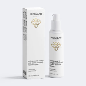 crème pour le visage anti taches brunes à l'acide kojique