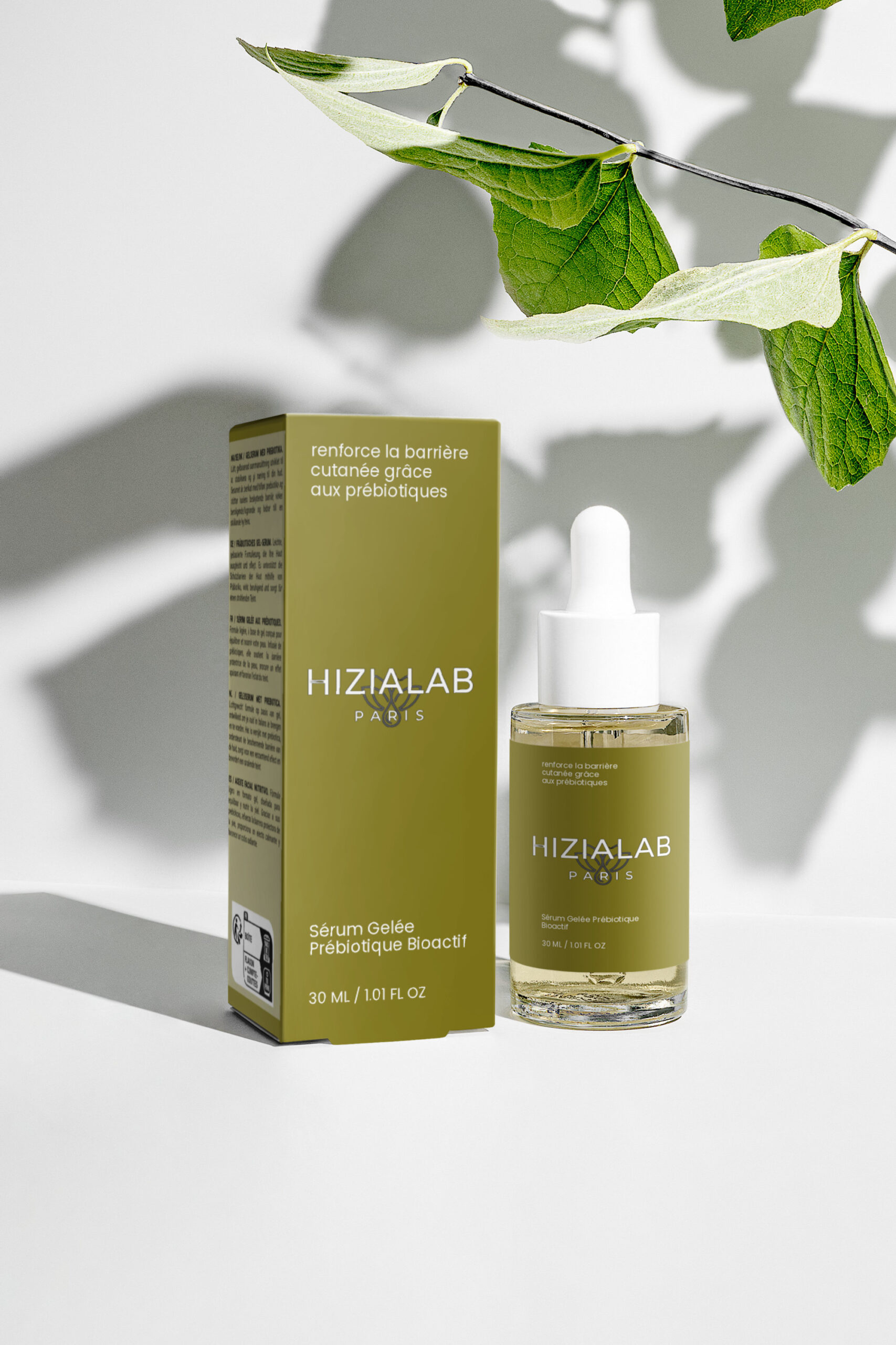 sérum gelée prébiotique bioactif