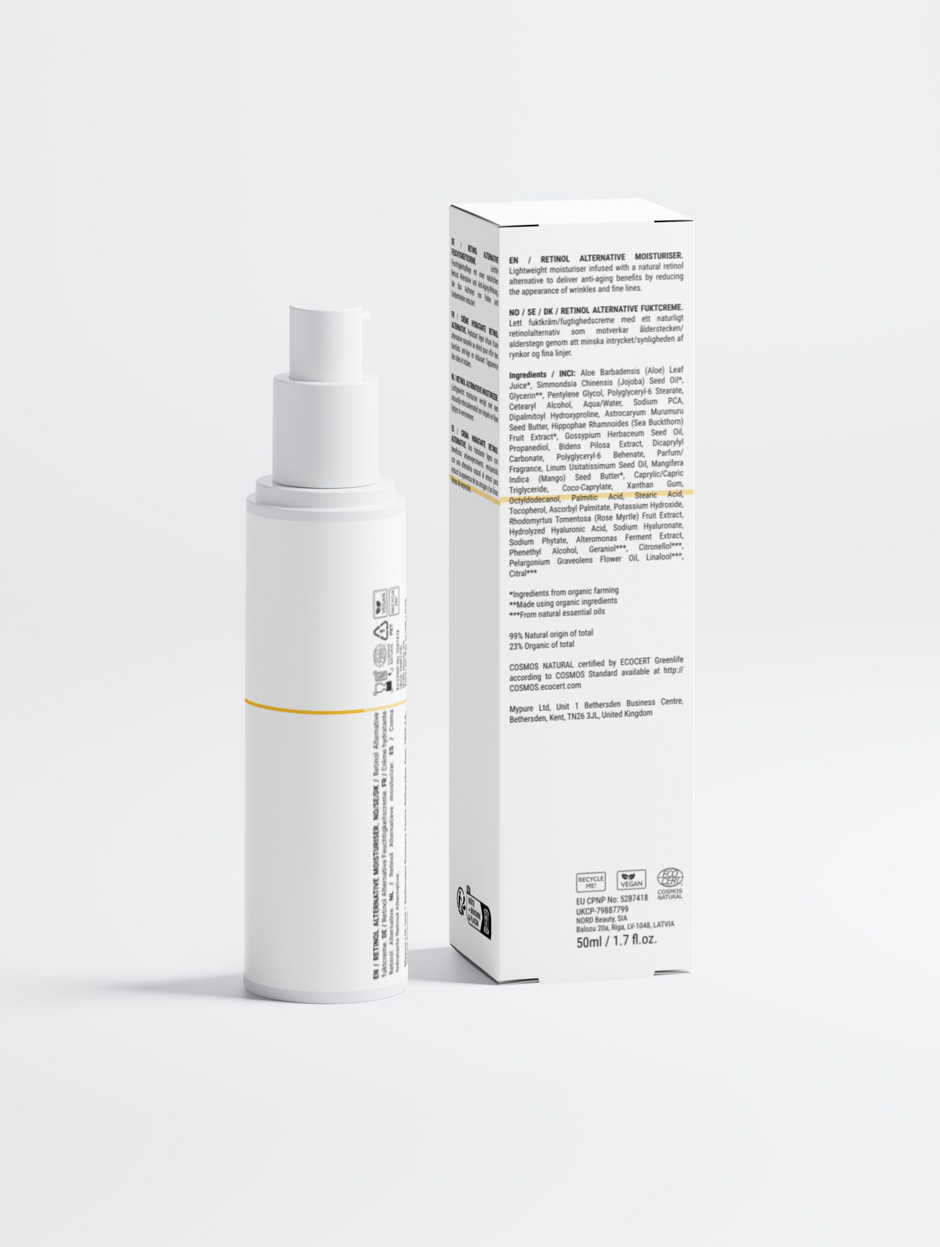 crème hydratante alternative au rétinol