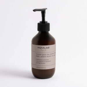 Crème pour les mains Silk Skin, ambre boisé et cuir